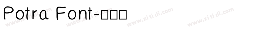 Potra Font字体转换